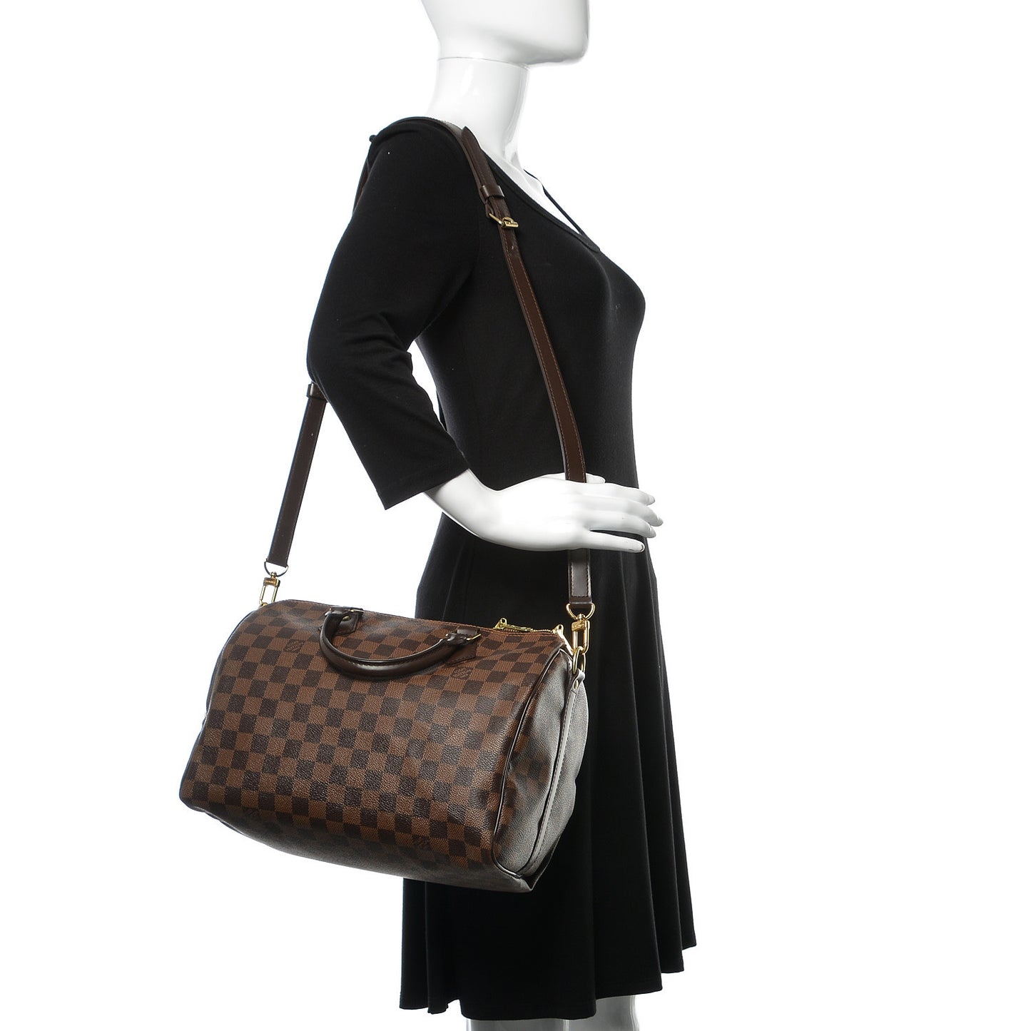 Damier Ebene Speedy Bandouliere 30