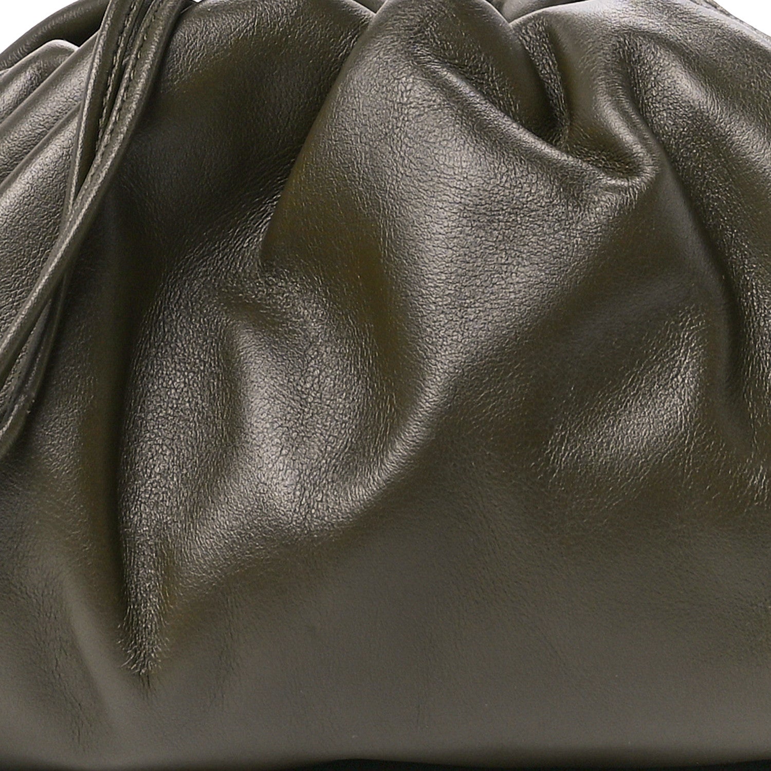 Bottega Veneta Butter Calfskin The Mini Pouch Kaki Fondente 9 of 12
