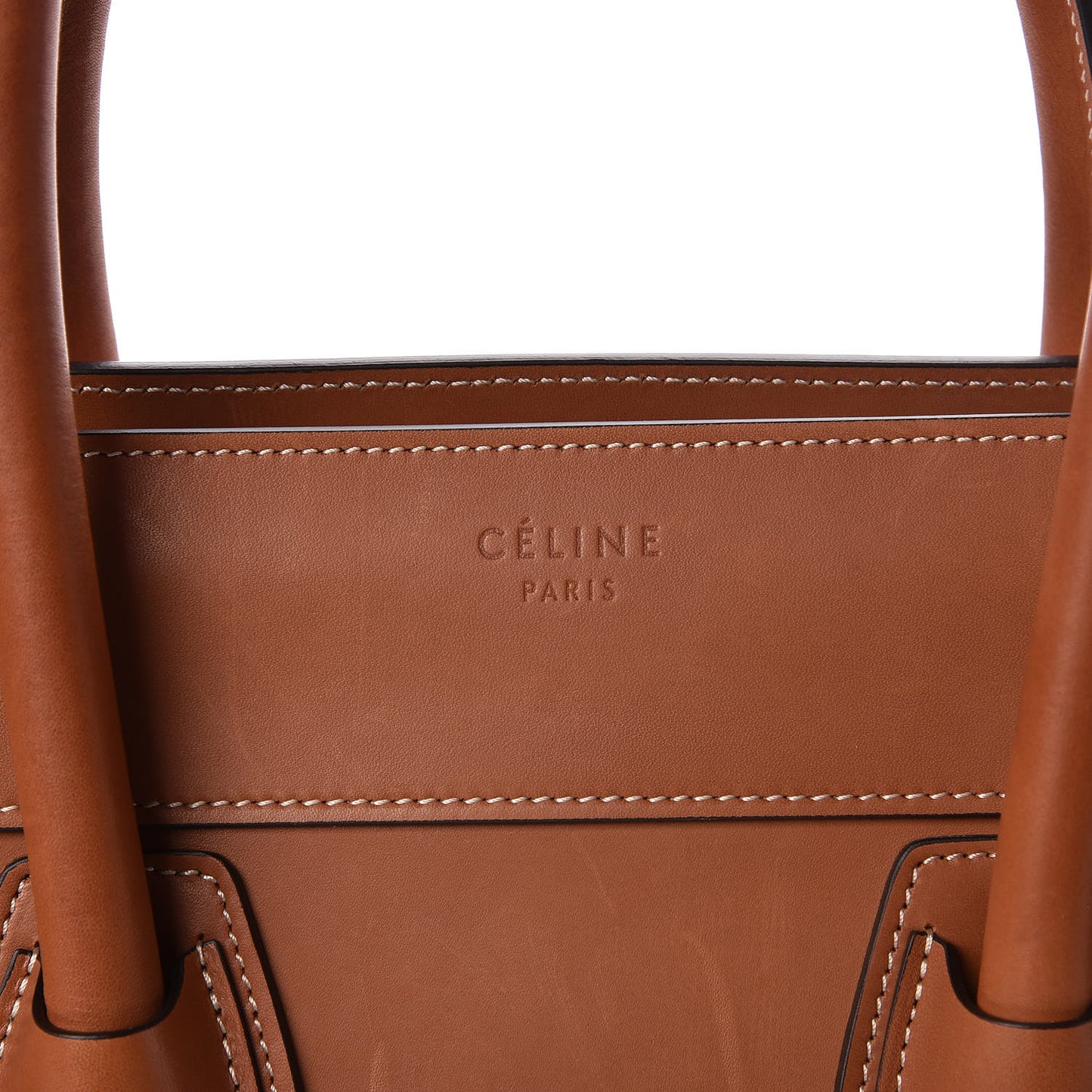 Natural Calfskin Mini Luggage Tan