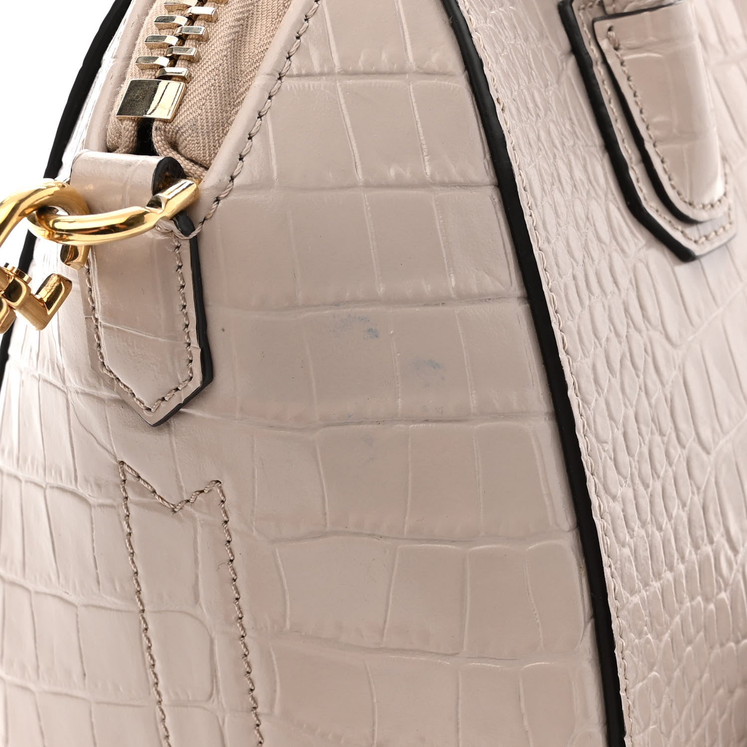 Givenchy Calfskin Crocodile Embossed Mini Antigona Dune 11 of 11
