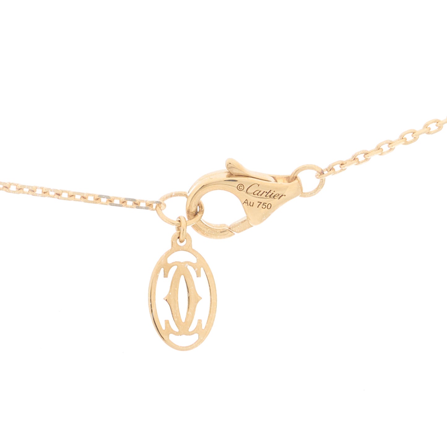 18K Yellow Gold Diamond XS D'Amour Pendant Necklace