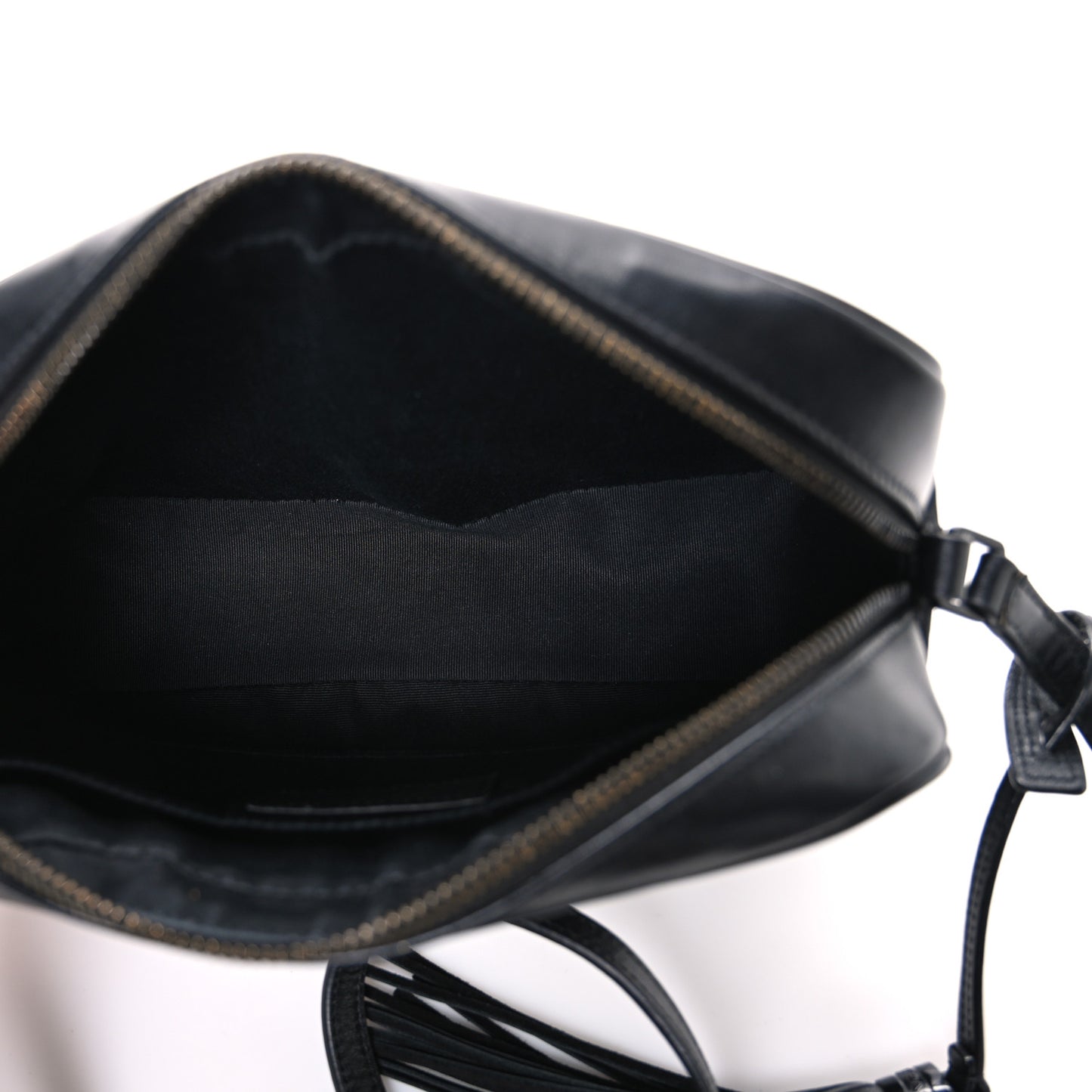 Calfskin Matelasse Monogram Monochrome Lou Camera Bag Black