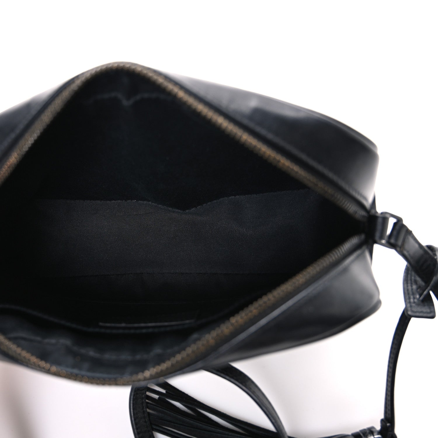 Saint Laurent Calfskin Matelasse Monogram Monochrome Lou Camera Bag Black 5 of 13