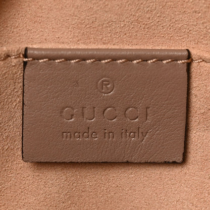 Gucci Calfskin Matelasse Small GG Marmont Chain Shoulder Bag Porcelain Rose 6 of 9