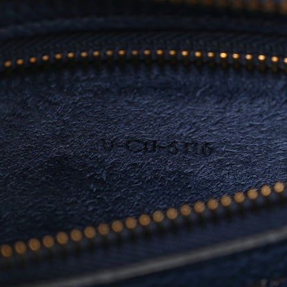 Celine Drummed Calfskin Micro Luggage Marine 7 of 14