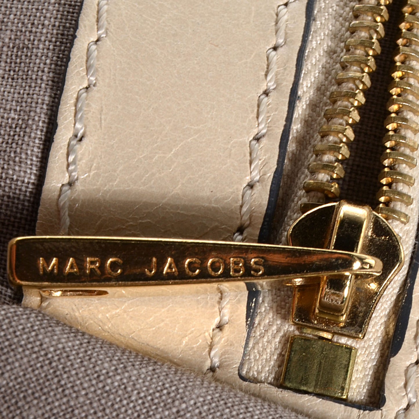 Calfskin Patchwork Little Stam Beige