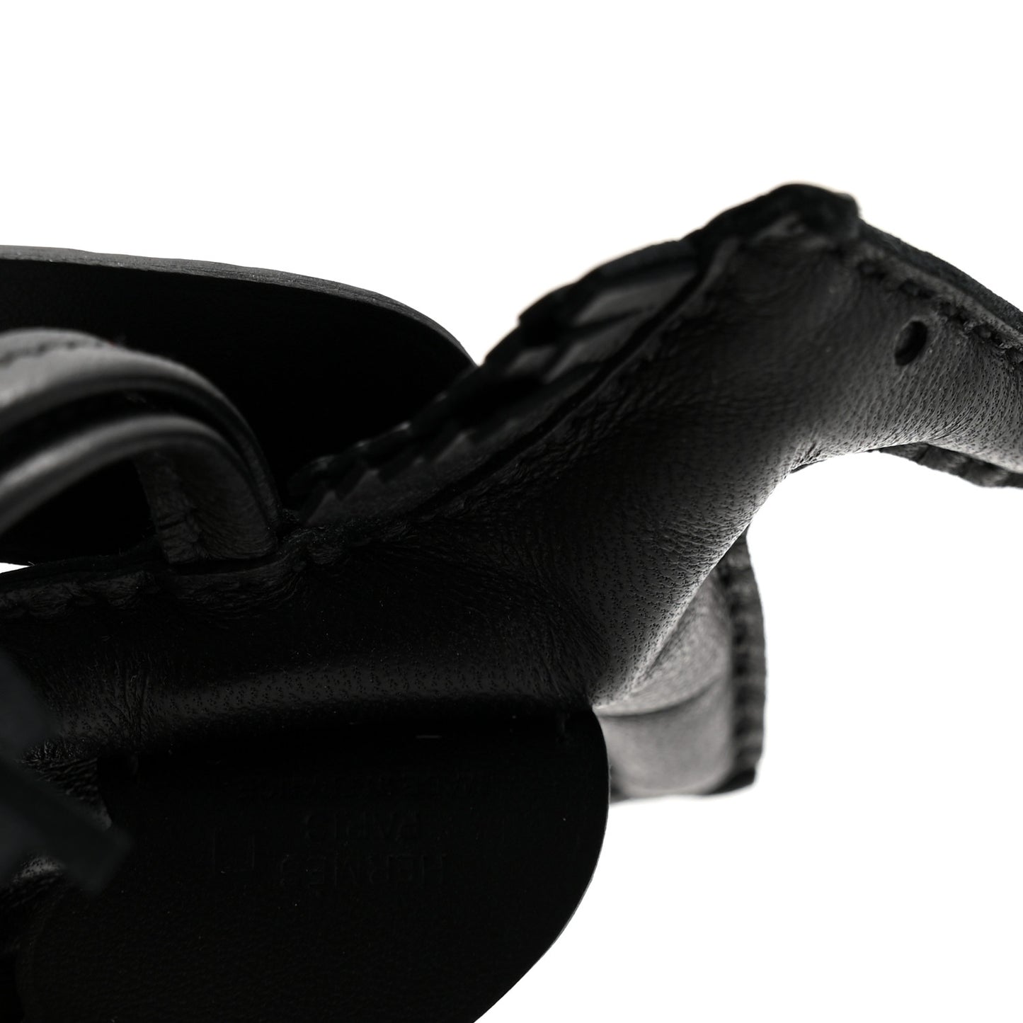 Milo Lambskin Matte Alligator Touch Grigri Rodeo Pegase Horse Bag Charm PM Black Graphite
