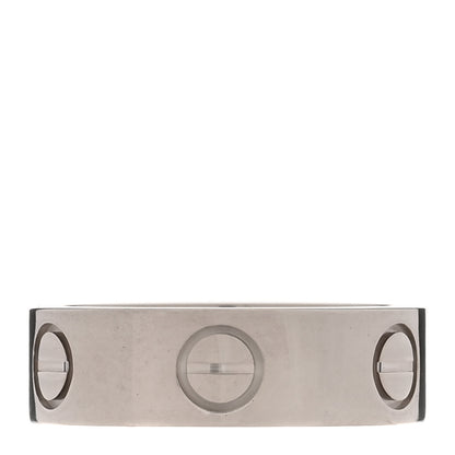 Cartier 18K White Gold 5.5mm LOVE Ring 49 5 1 of 4