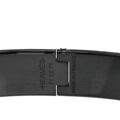 Hermes Matte Enamel Narrow Clic Clac HH Bracelet T5 So Black 3 of 3