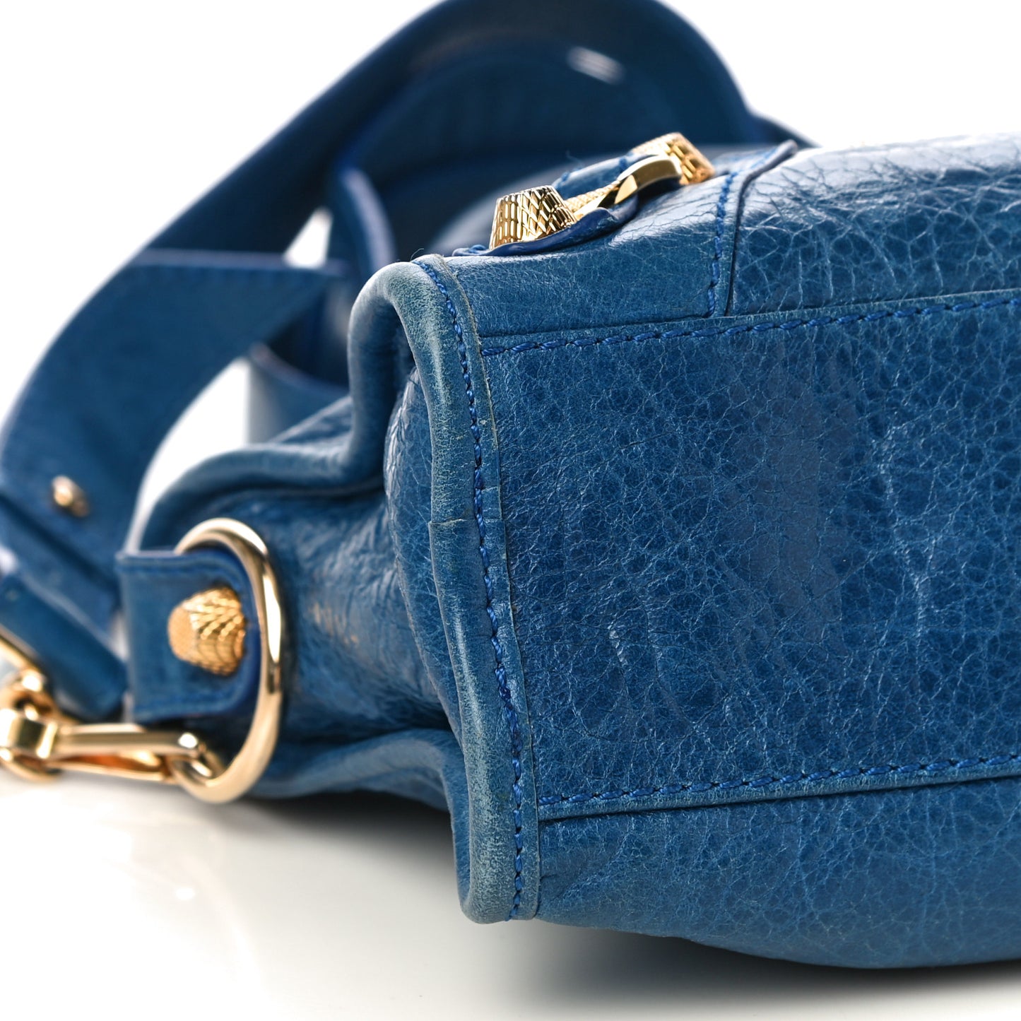 Agneau Giant 12 Gold Hardware Mini City Bleu Lazuli