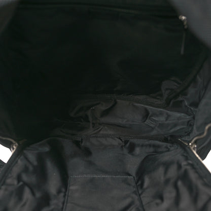 Gucci Techno Canvas Appia Calfskin Web Tote Backpack Black 5 of 10
