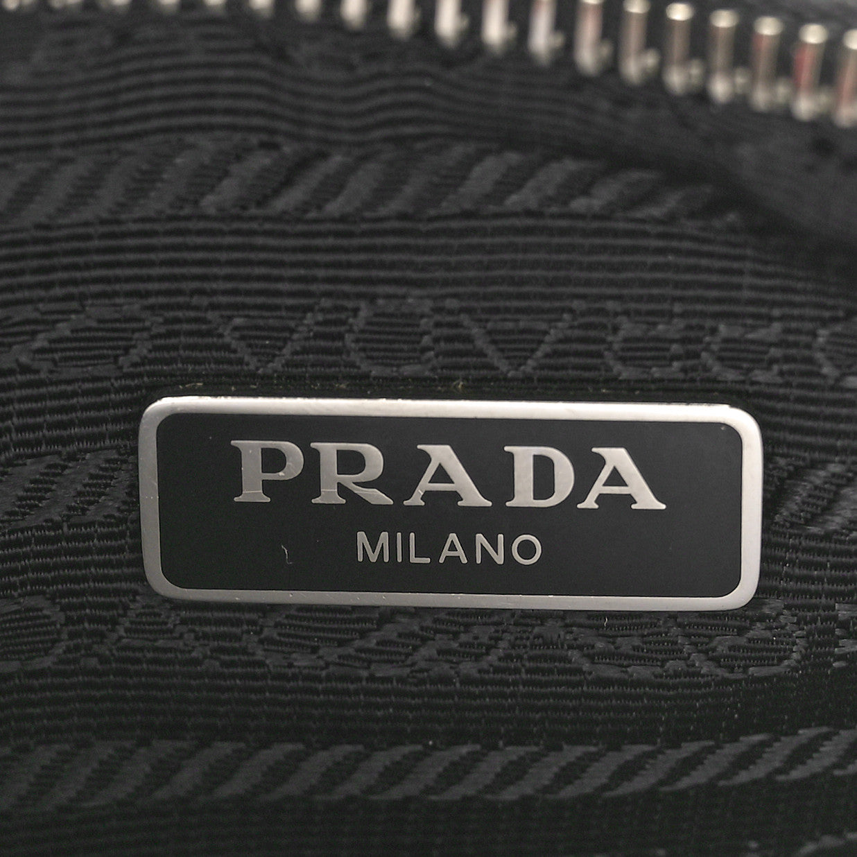 Prada Tessuto Nylon Saffiano Mini Re-Edition 2005 Bag Black 6 of 9