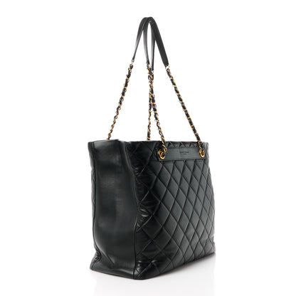 Chanel Lambskin Quilted Trendy CC Tote Black 3 of 13