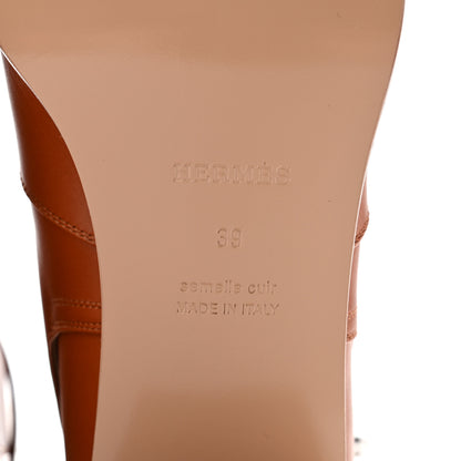 Hermes Calfskin Frenchie 50 Ankle Boots 39 Naturel 7 of 9