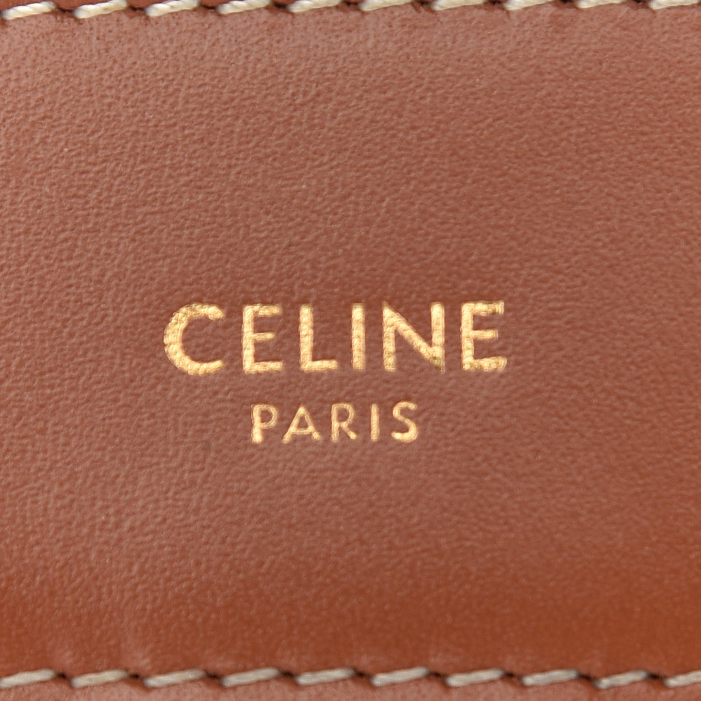 Calfskin Canvas Triomphe Teen Cabas De France White