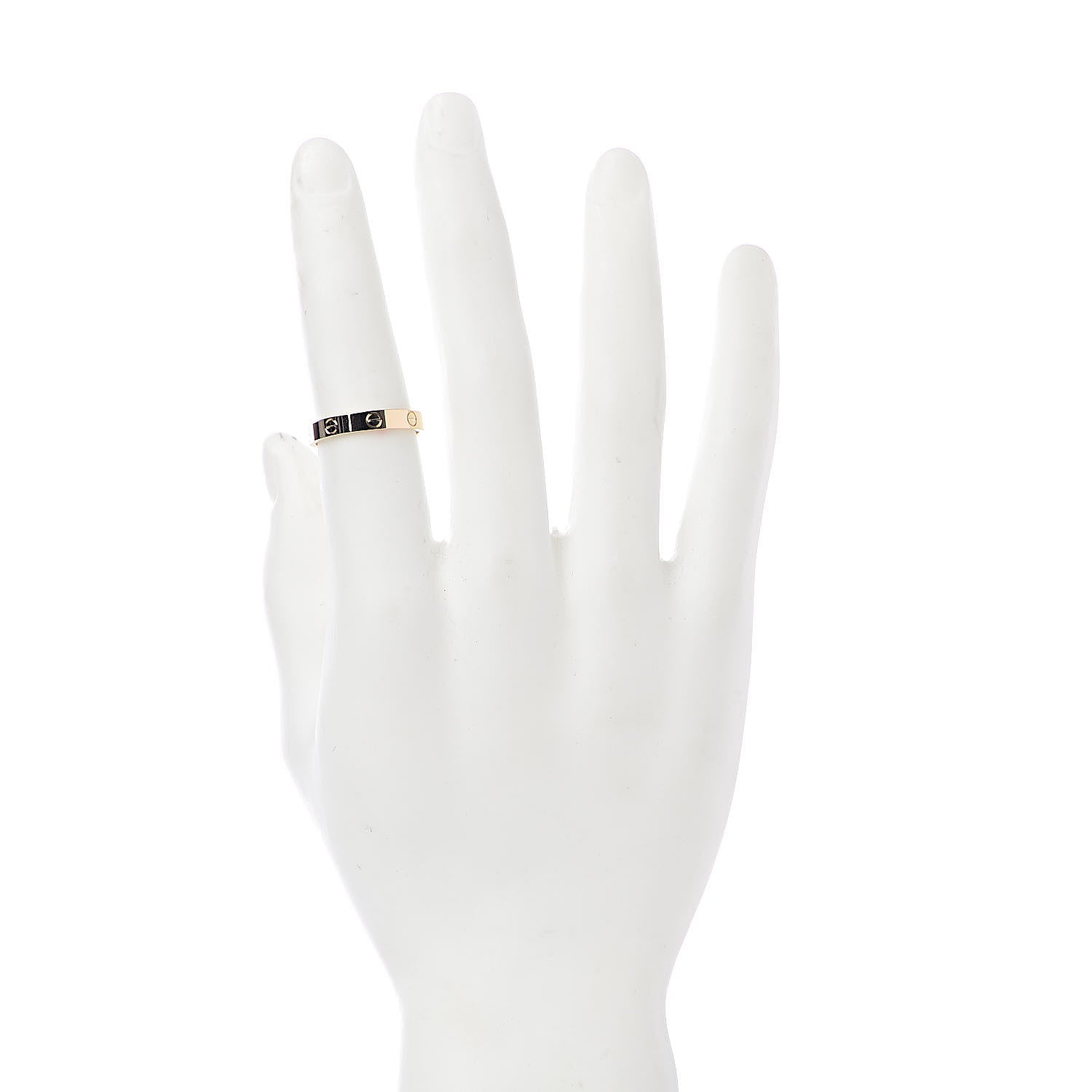 Cartier 18K Yellow Gold 3.5mm LOVE Wedding Band Ring 60 9 2 of 4