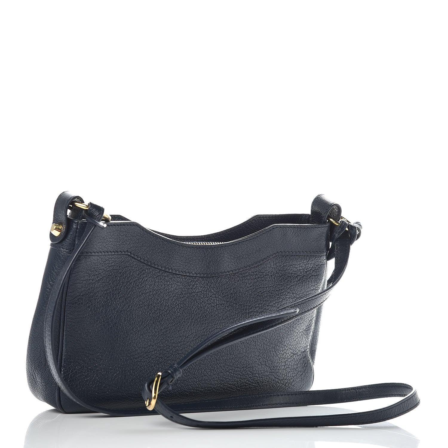 Balenciaga Chevre Gold Metallic Edge Hardware Hip Bleu Nuit 3 of 10