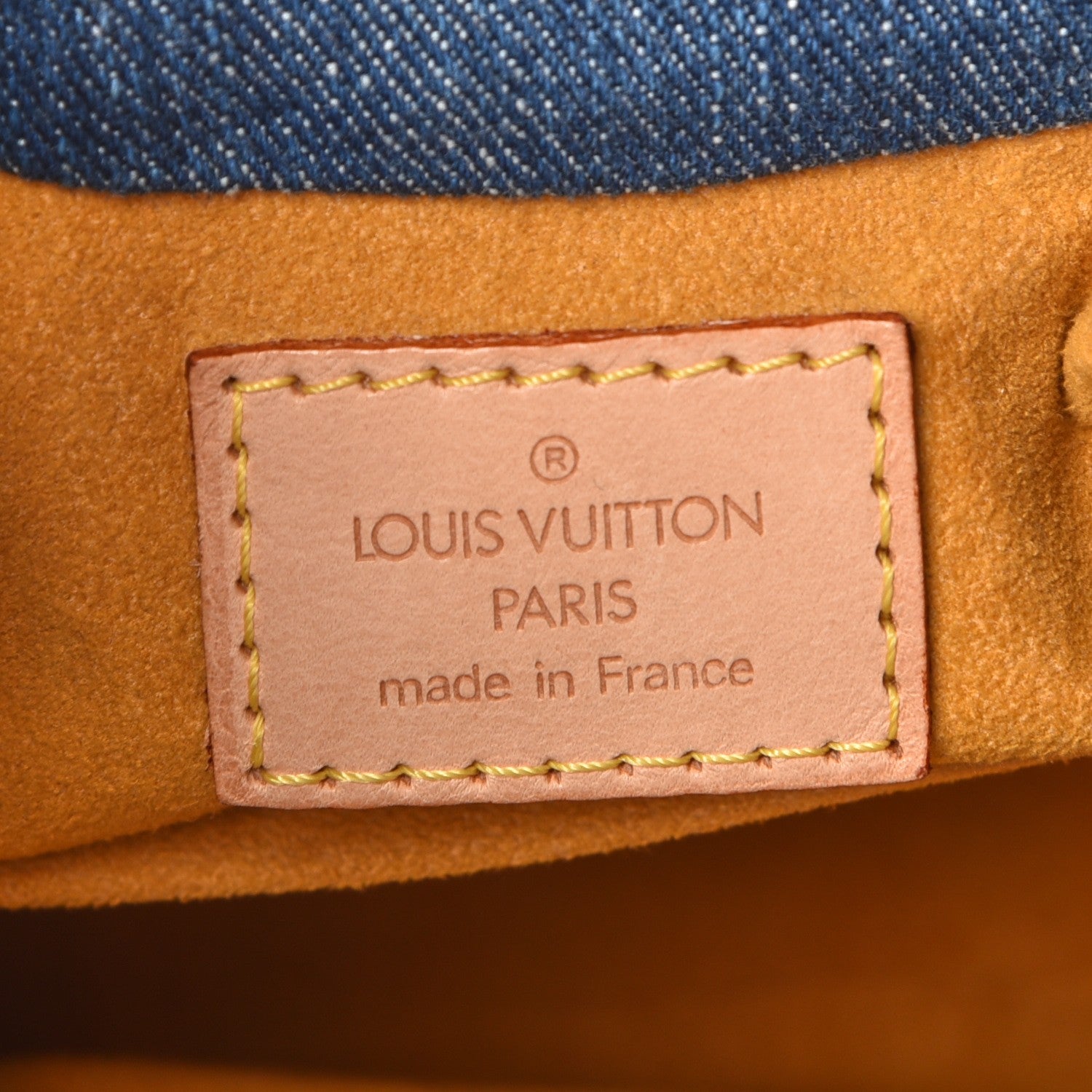 Louis Vuitton Monogram Denim Pleaty Blue 6 of 8