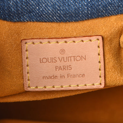 Louis Vuitton Monogram Denim Pleaty Blue 6 of 8
