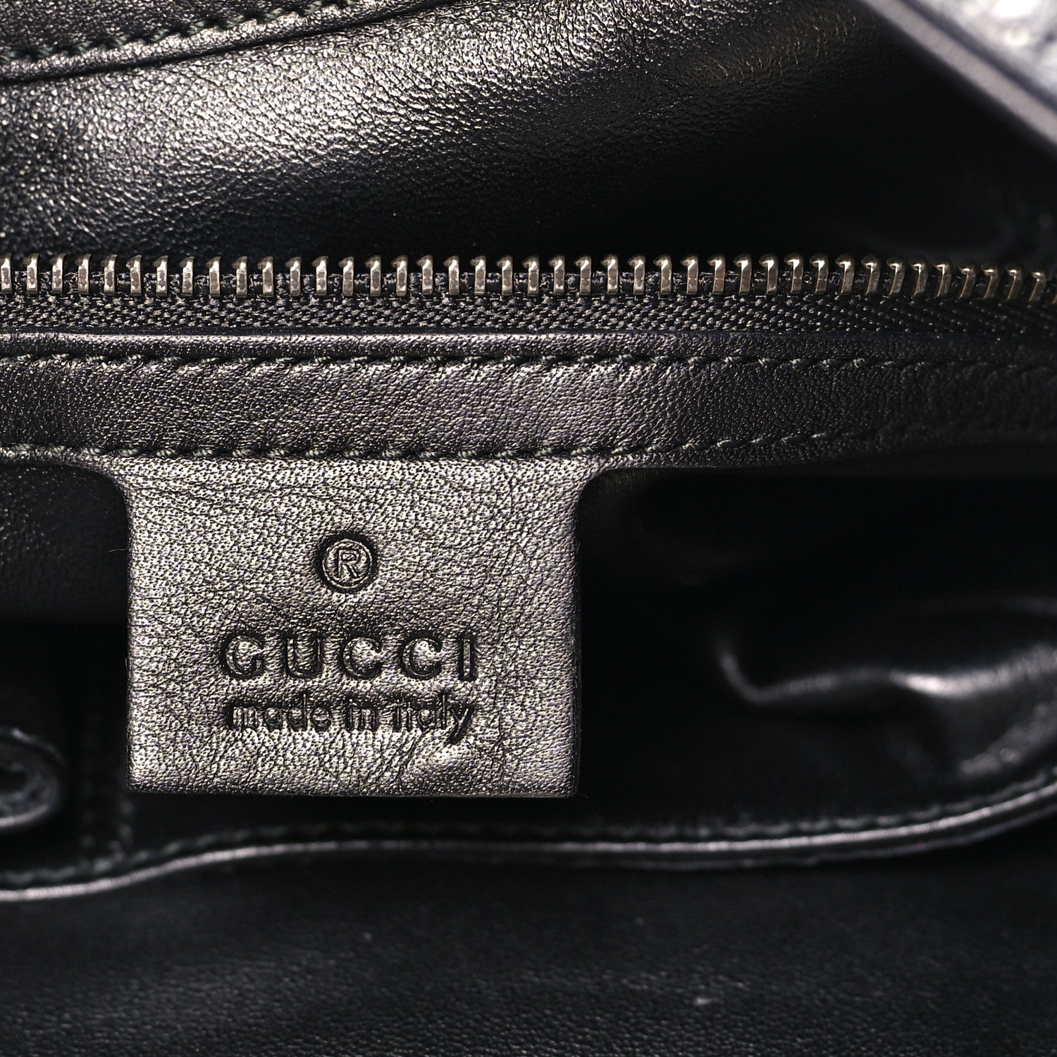 Gucci Snakeskin Medium 1970 Shoulder Bag Black Multicolor 5 of 11