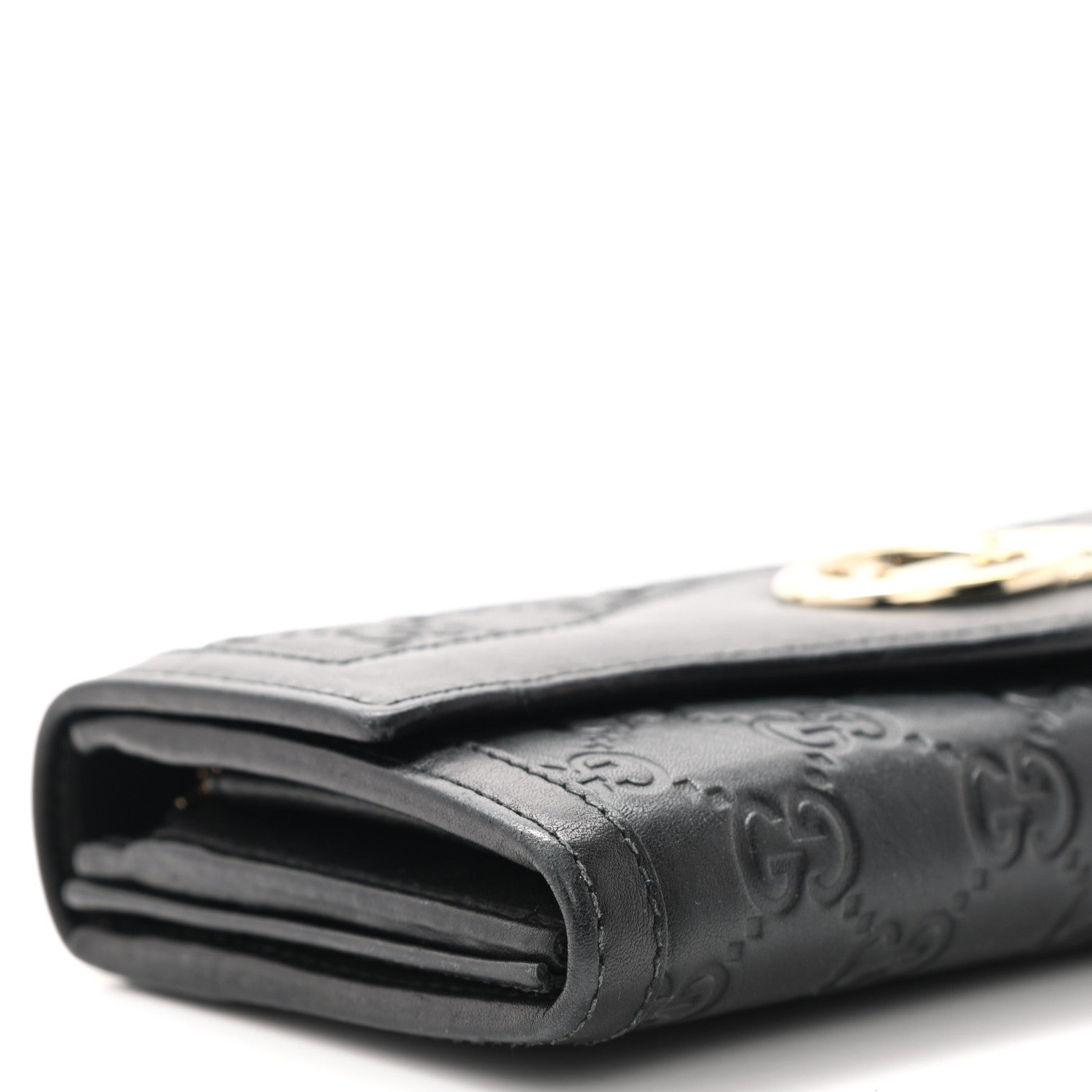 Gucci Guccissima Sukey Continental Wallet Continental Wallet Black 7 of 10