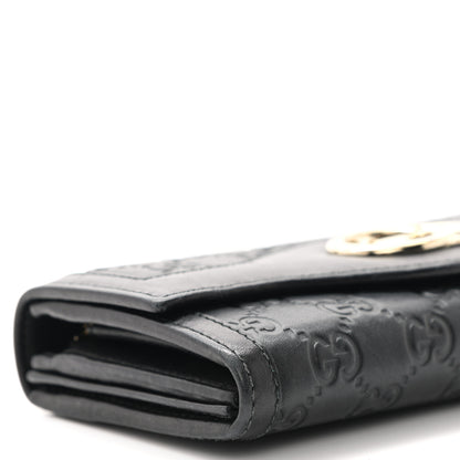 Gucci Guccissima Sukey Continental Wallet Continental Wallet Black 7 of 10