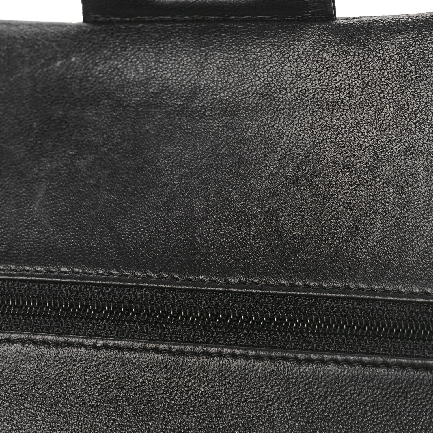 Chanel Lambskin Quilted Medium Double Flap Black 13 of 14