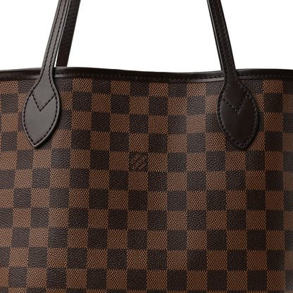 Louis Vuitton Damier Ebene Neo Neverfull MM Rose Ballerine 8 of 11