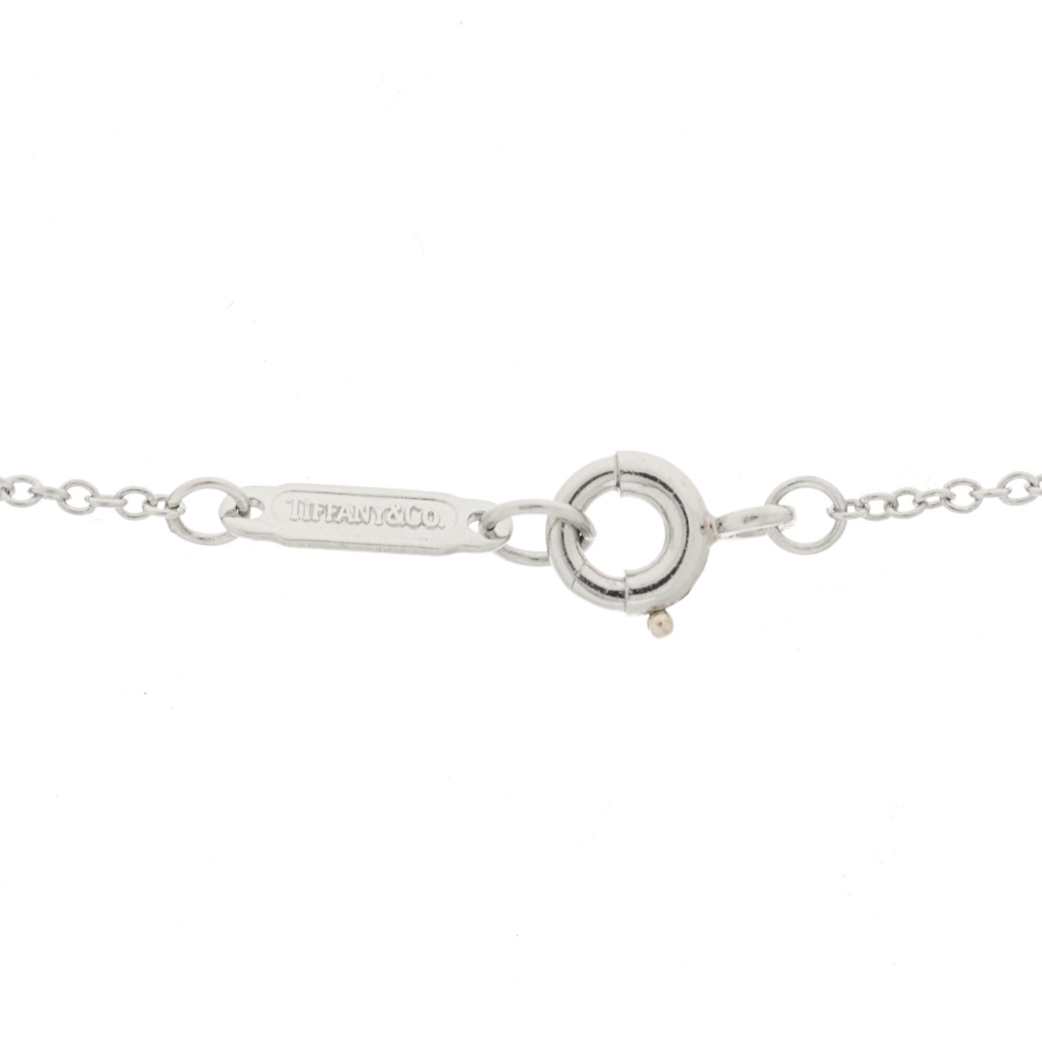 Tiffany Platinum Diamond Large Cross Pendant Necklace 4 of 6