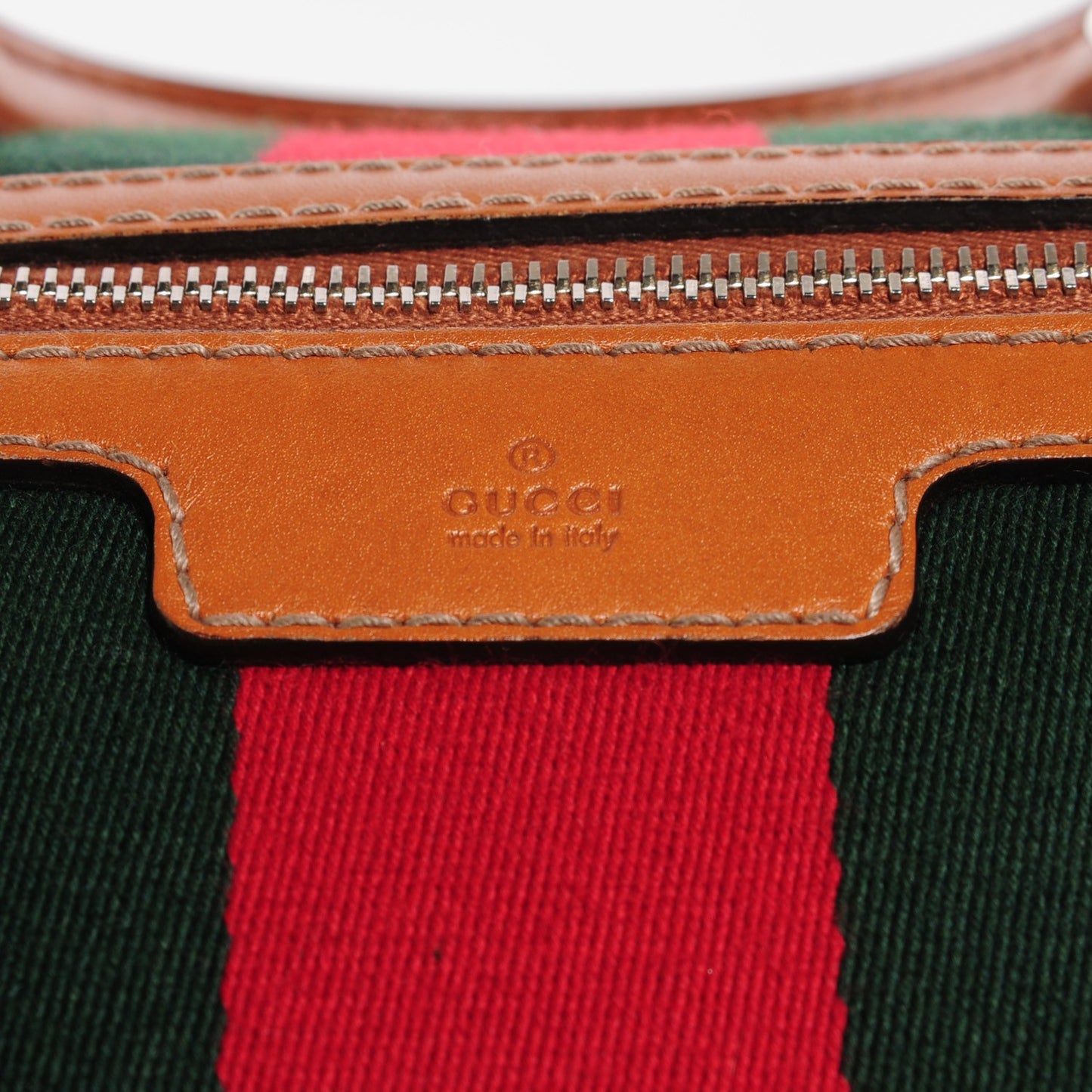Monogram Vintage Web Medium Boston Tobacco