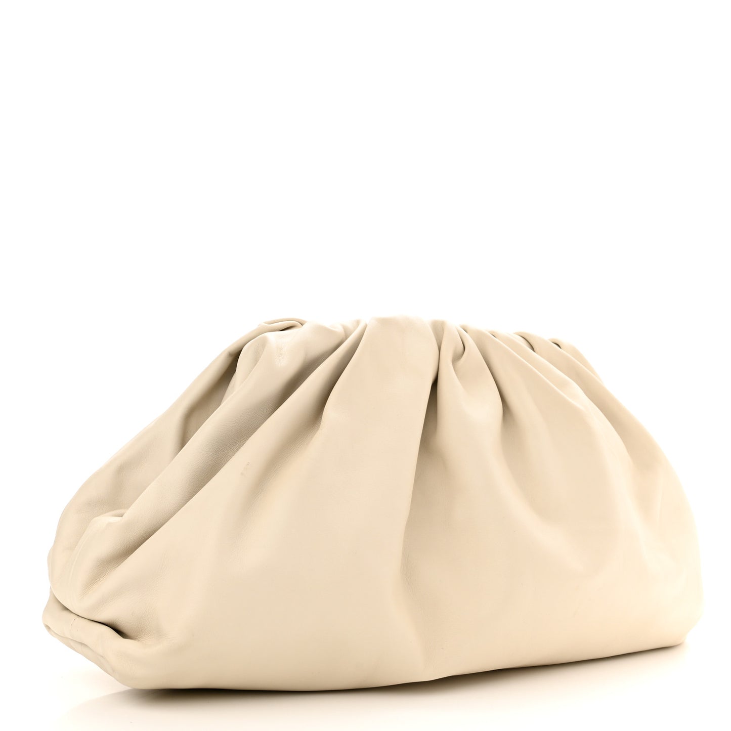 Smooth Butter Calf The Pouch Oversized Clutch Plaster