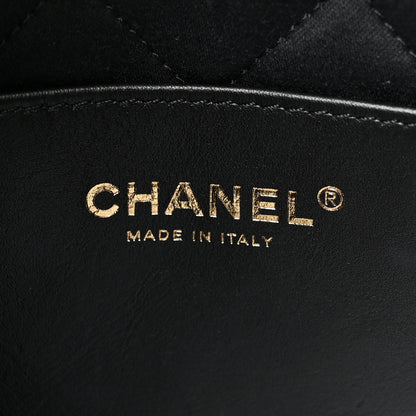 Chanel Shiny Calfskin Quilted Mini Chanel 22 Black 6 of 11