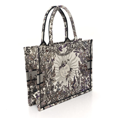 Christian Dior Canvas Embroidered Medium 4 Saisons Hiver Soleil Book Tote Multicolor 2 of 11
