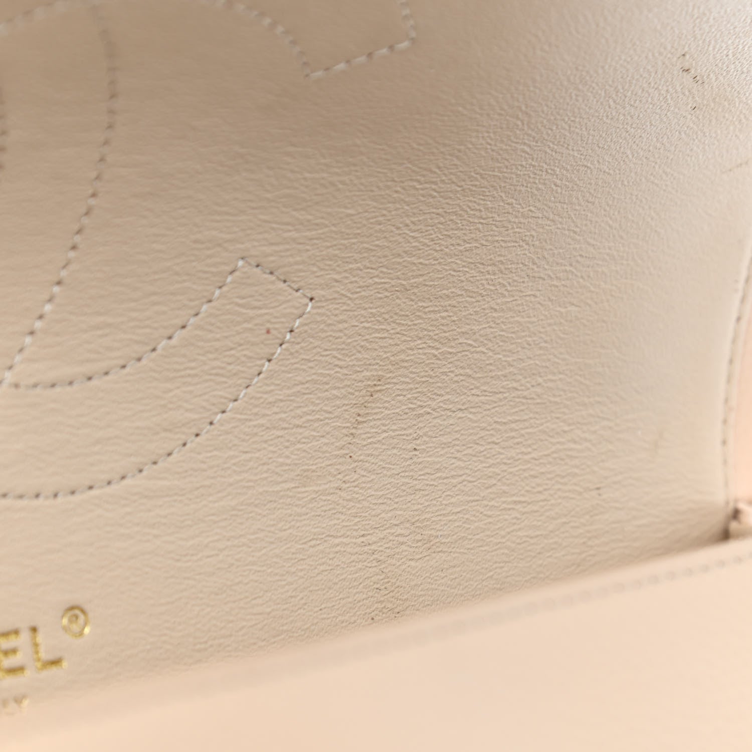 Chanel Caviar Quilted Jumbo Double Flap Beige 14 of 15