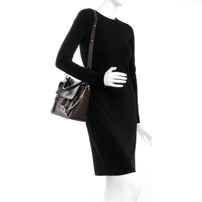 Chloe Calfskin Small Faye Day Shoulder Bag Carbon Brown 2 of 7