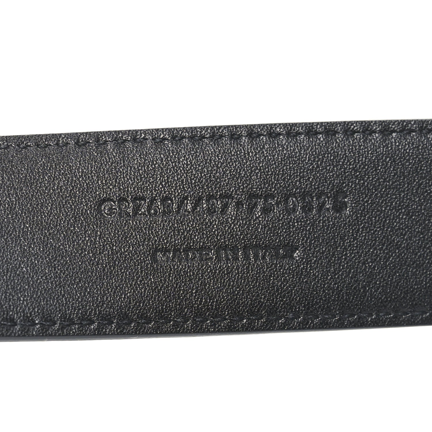 Saint Laurent Smooth Calfskin Monogram Square Buckle Belt 75 30 Black 4 of 5