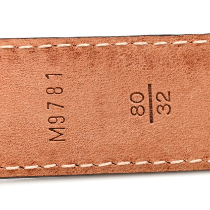 Louis Vuitton Mini Monogram 25mm LV Initiales 80 32 Belt 6 of 8