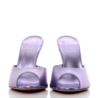 Christian Louboutin Metallic Me Dolly 100 Sandals 37 Lilac 2 of 8
