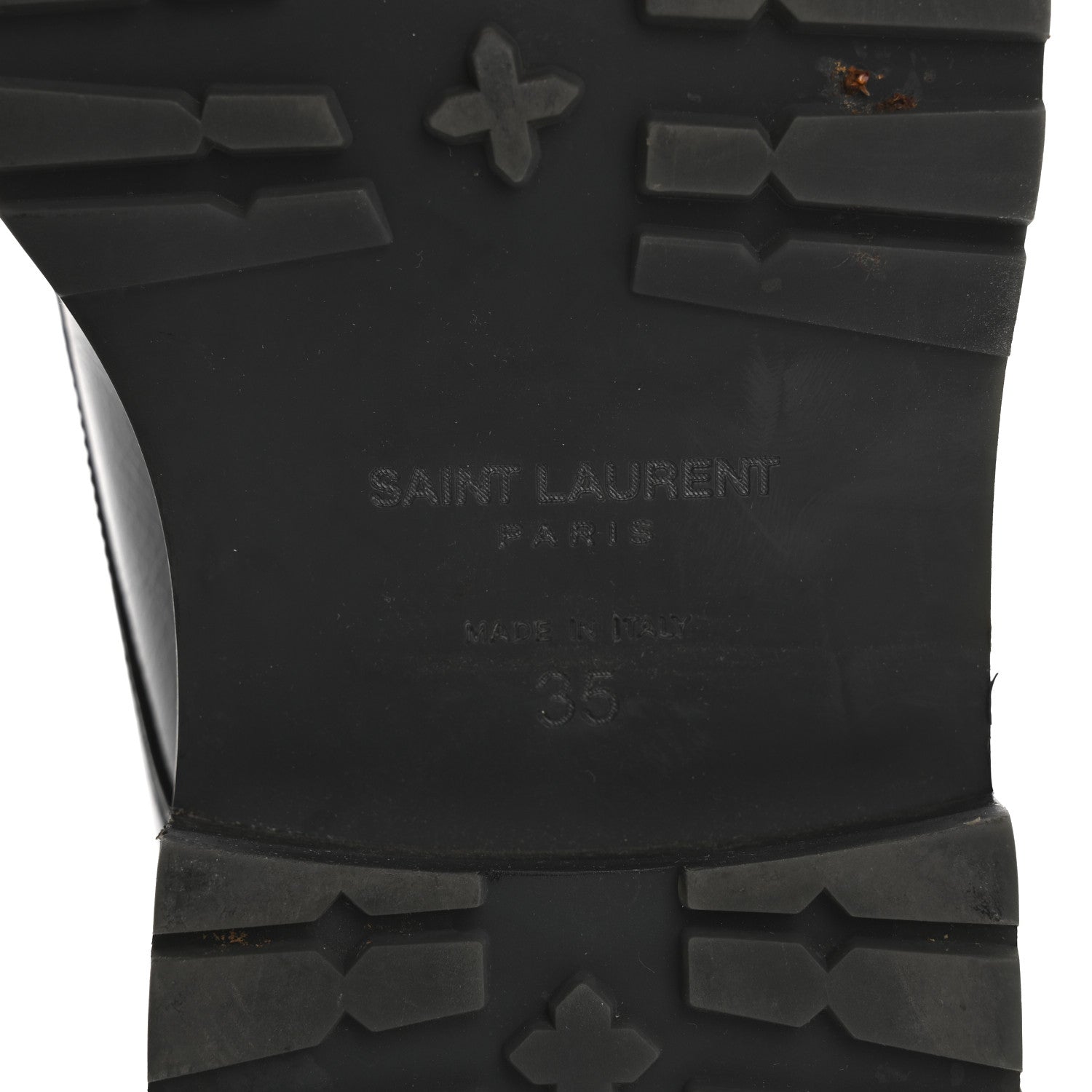Saint Laurent Calfskin William Double-Laced Boot 35 Black 8 of 14