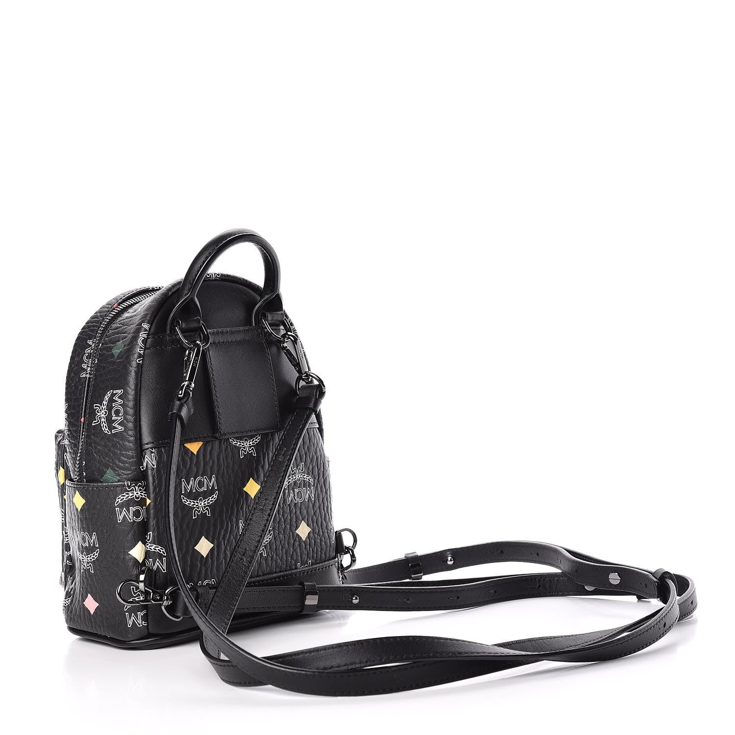 MCM Visetos Spektrum X-Mini Backpack Black 3 of 10