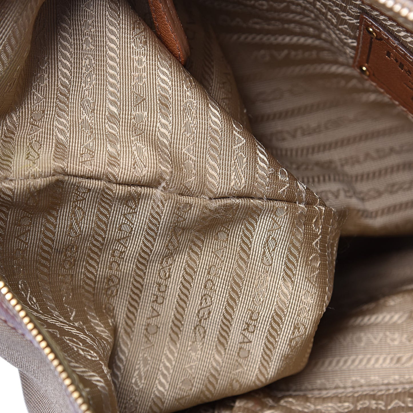 Jacquard Logo Tote Corda Brandy