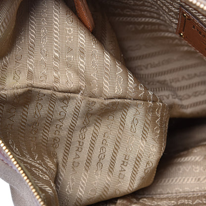 Prada Jacquard Logo Tote Corda Brandy 18 of 18