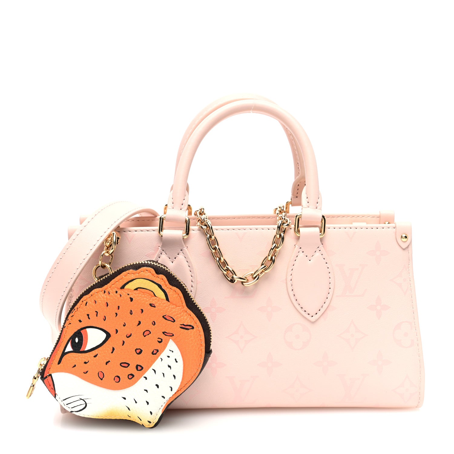 Louis Vuitton Calfskin OnTheGo East West Pearl Pink 3 of 10