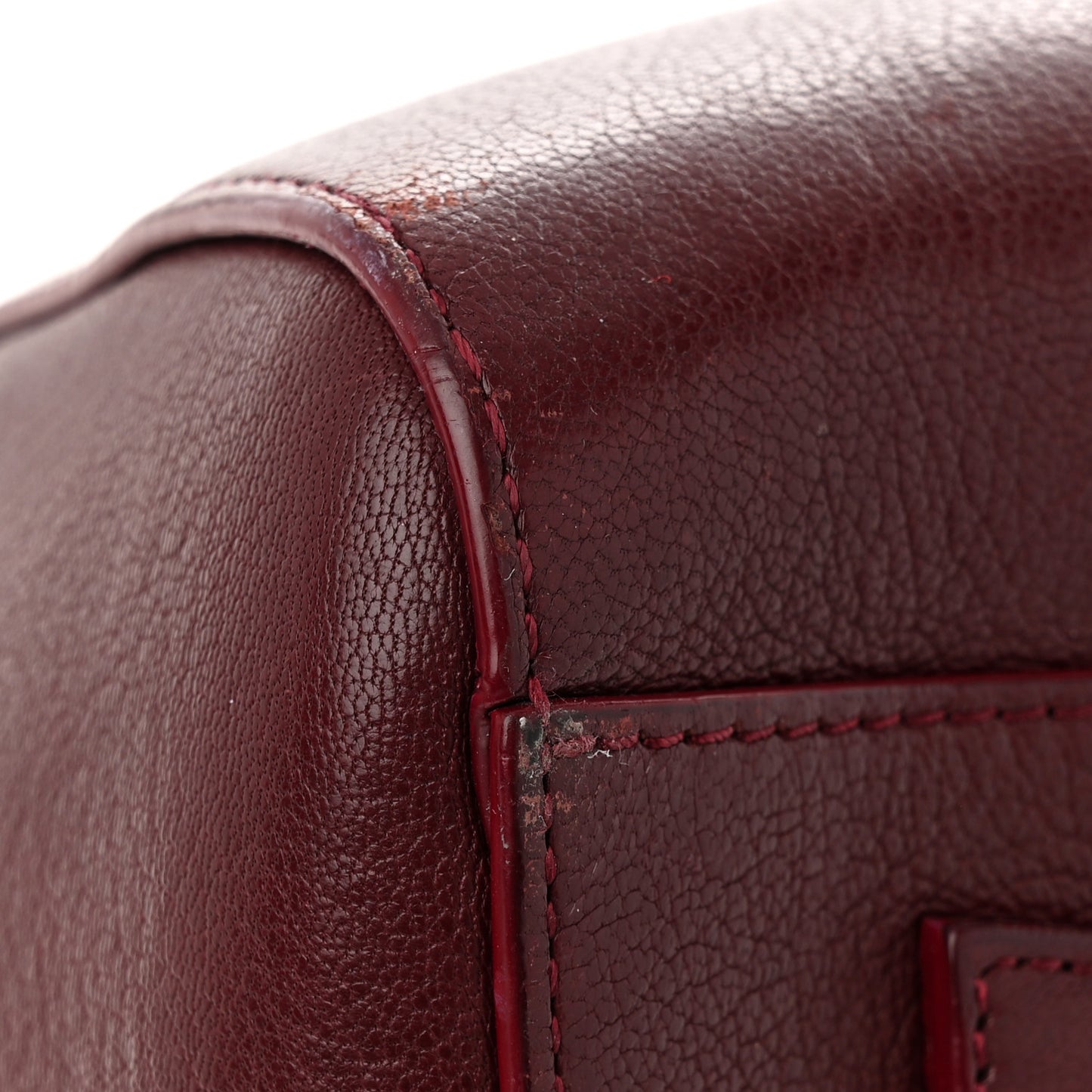 Sugar Goatskin Medium Antigona Oxblood
