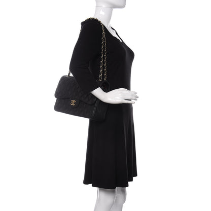 Chanel Caviar Quilted Jumbo Double Flap Black 2 of 10