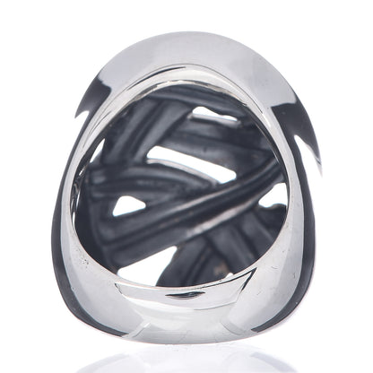 David Yurman Sterling Silver 18K Yellow Gold Papyrus Ring 52 6 4 of 5