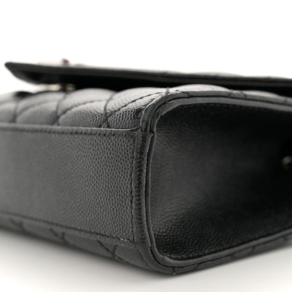 Saint Laurent Grain De Poudre Textured Mixed Matelasse Triquilt Small Monogram Satchel Black 10 of 13