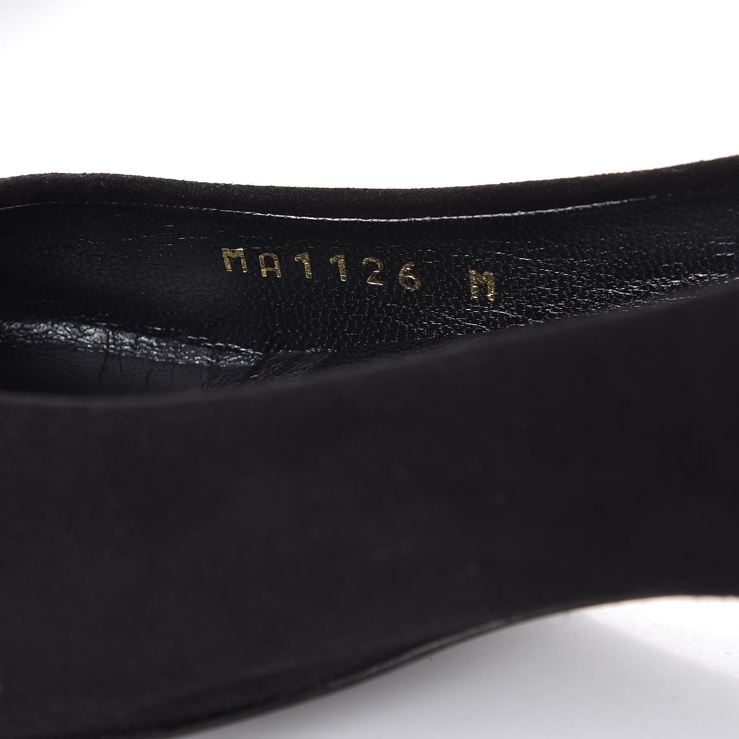 Suede Uniformes Pump 37.5 Black