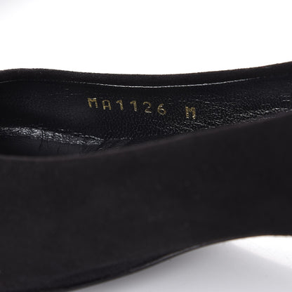 Louis Vuitton Suede Uniformes Pump 37.5 Black 8 of 9