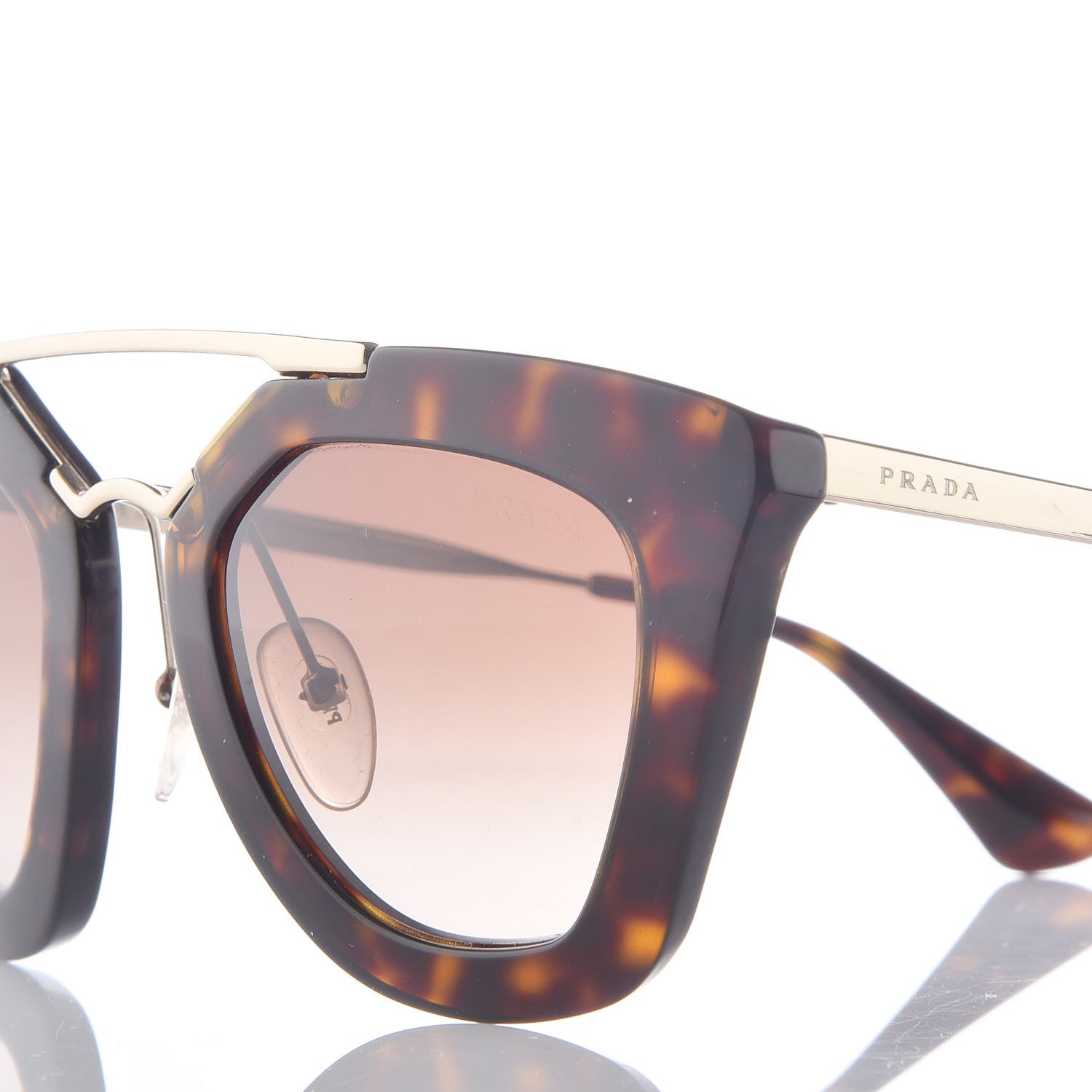 Prada Acetate Cinema Sunglasses SPR 09Q Tortoise 7 of 8
